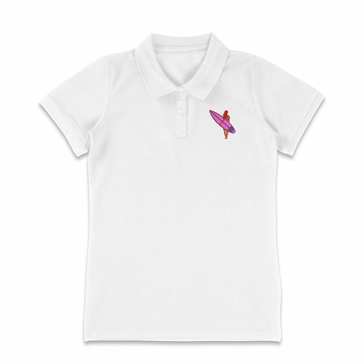 Polo surfing lady embroidery