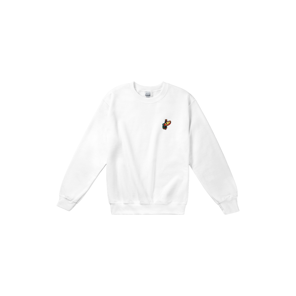 Classic Unisex Crewneck Sweatshirt with Surfer