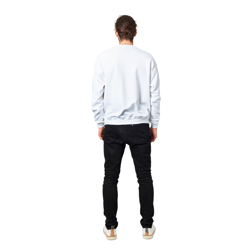 Classic Unisex Crewneck Sweatshirt with Surfer